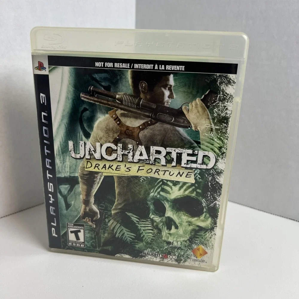 Uncharted Drake's Fortune Sony PlayStation 3 PS3 2007 Action Adventure Game